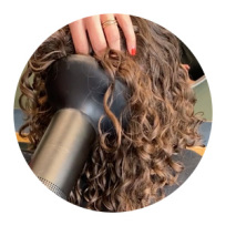 Curly Girl føntørring
